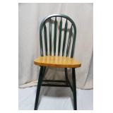 Wooden Chair (Hunter Green & Wood)