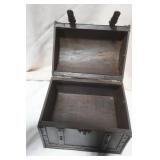 Wooden Treasure Chest 11.5"x10.5"x9"