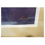 Framed Wildlife Print. "The Sirens Call" 1985. Harold Roe