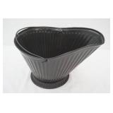 Black Steel Coal Bucket