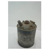 Vintage Galvanized Gas Can, 2.5 gallon