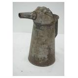 Vintage Galvanized Oil Can with Spout