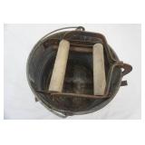 Vintage Galvanized Mop Bucket