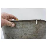 Vintage Rustic Metal Bread Pan