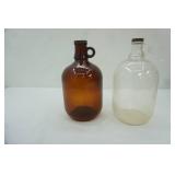 (2ct) Vintage 1 Gallon Glass Jugs