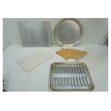 Aluminum Cookie Sheet; Pizza Pan, Broiling Tray, Cutting Boards