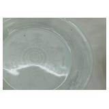 Fire-King Pie Plate; Pyrex Pie Plates & Ceramic Cherry Pie Plate