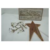 Wooden Decor, Star