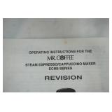 Mr. Coffee Steam Espresso/Cappuccino Maker