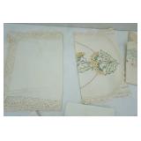 Vintage Doilies, Table Runners, Pillow Cases (off-white/cream color)