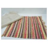 Braided Rug; Rubber Backed Bathroom Rug