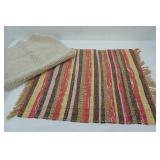 Braided Rug; Rubber Backed Bathroom Rug