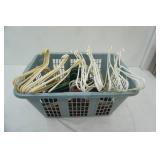 Laundry Basket Full of Hangers