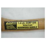 Ludell 1.5lb Camp Axe w/Wood Handle