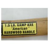 Ludell 1.5lb Camp Axe w/Wood Handle