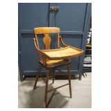 Antique Wooden High Chair