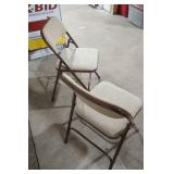 (2ct) Padded Folding Chairs