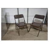 (2ct) Cosco Metal Folding Chairs