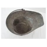 Vintage Galvanized Coal Scuttle