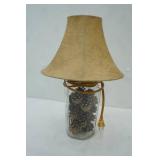 Pinecone table lamp