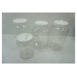 Plastic storage containers