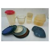 Food Storage Containers w/Lids, Pitcher, Measuring Bowl