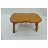 Vintage Wooden Footstool. 15"x9"x7.5"