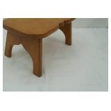 Vintage Wooden Footstool. 15"x9"x7.5"