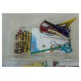 Crafts & Art Supplies in Storage Bin