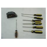 Hand Tools: Screwdrivers, Magnet Tool, Laser Level
