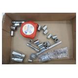 Ratchet, Sockets, Tape Measure