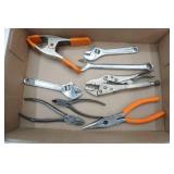 Hand Tools: pliers, crescent wrenches, cutters, needle nose