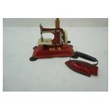 Vintage Gateway Junior Model NP-1 Toy Sewing Machine & Sunny Suzy Toy Iron