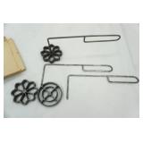 Vintage Rosette Iron
