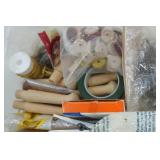 Craft Supplies: Clothes Pins, Wooden Dowels, String and more