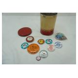 Tin of Vintage Buttons