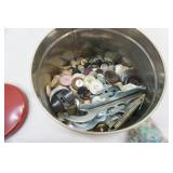 Tin of Vintage Buttons