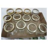 12ct Pint Jars with Rings and Lids