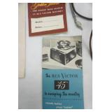 Vintage RCA Victor 45 Record Player