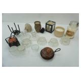 Candles and Candle Holders, wax melters