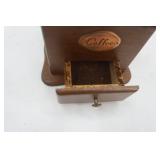 Coffee Grinder. 11" tall by 5" by 5"