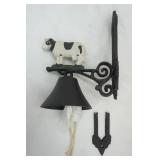 Cast Iron Cow Bell Wall Hanging