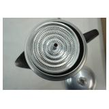 Vintage Comet Aluminum Coffee Pot, Camp Heat Fuel Cans, Stands, Grilling Fork