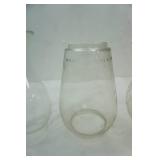 Vintage/Antique Oil Lamp and Variety of Chimneys