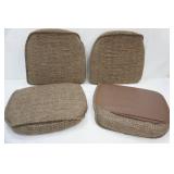 (4ct) Seat Pads For Dining Room Table