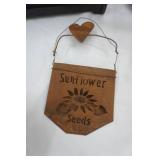 Wooden Loon Planter w/artificial arrangement, Wooden Decorative Box, and Metal Decorative Pocket