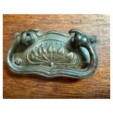 K - Antique Edwardian Wooden Tobacco Wall Cabinet