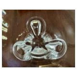 LR - Vintage Steuben Floret Crystal Bowl by Donald Pollard