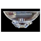 LR - Vintage Steuben Floret Crystal Bowl by Donald Pollard