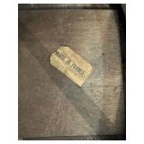 DR - Antique French Marble-Top Two-Drawer Nightstand with Brass Ormolu